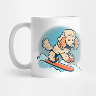 Plant a Tree with Every Wear - Poodle Snowboarding Design Mug